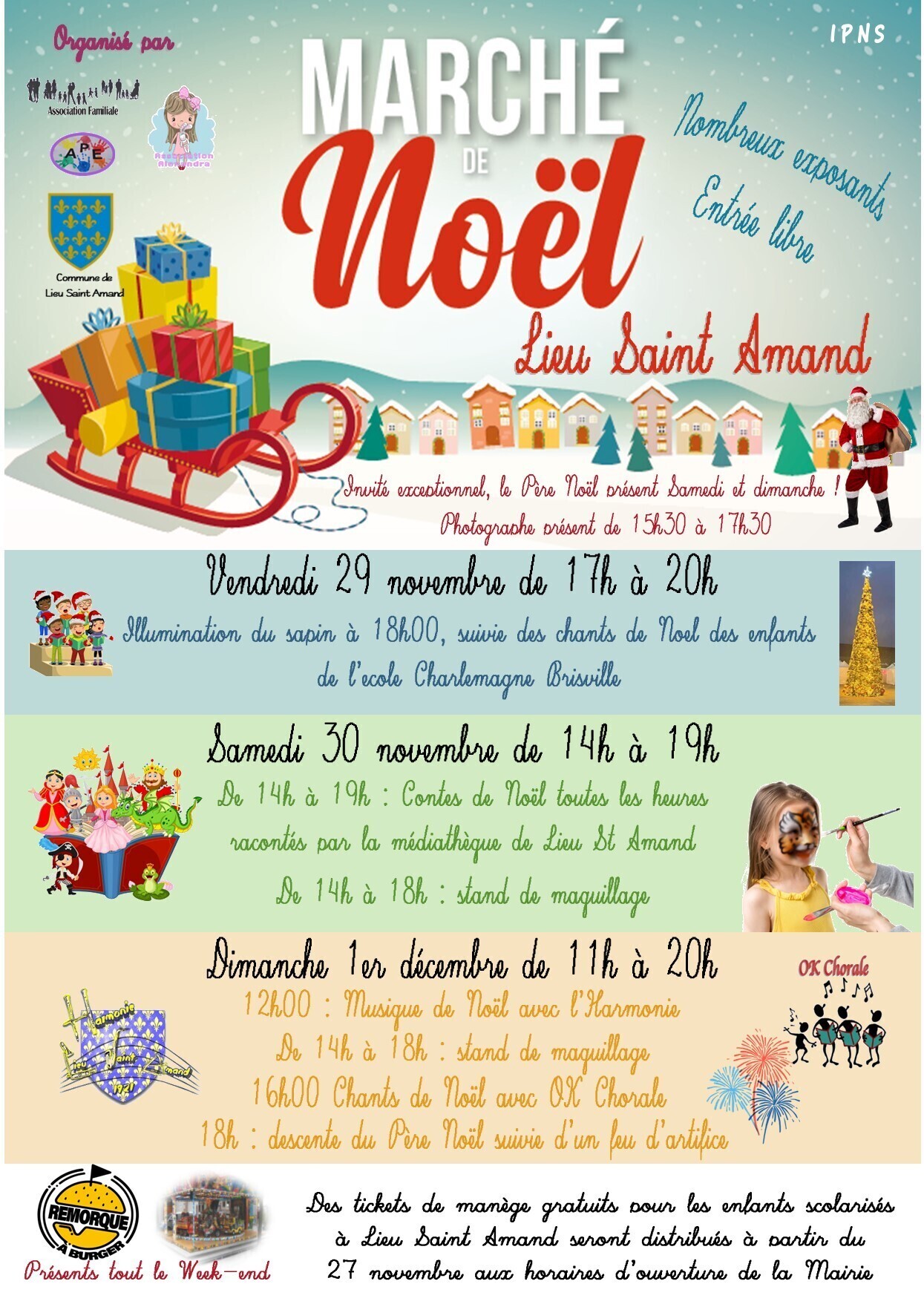 affiche marche de Noel 2024